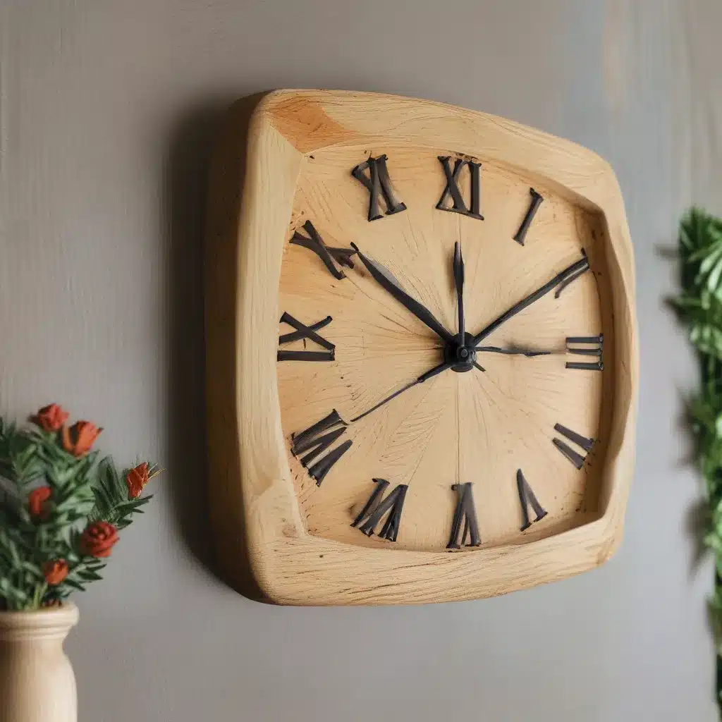 Add Warmth to Any Space with a Custom Wooden Clock