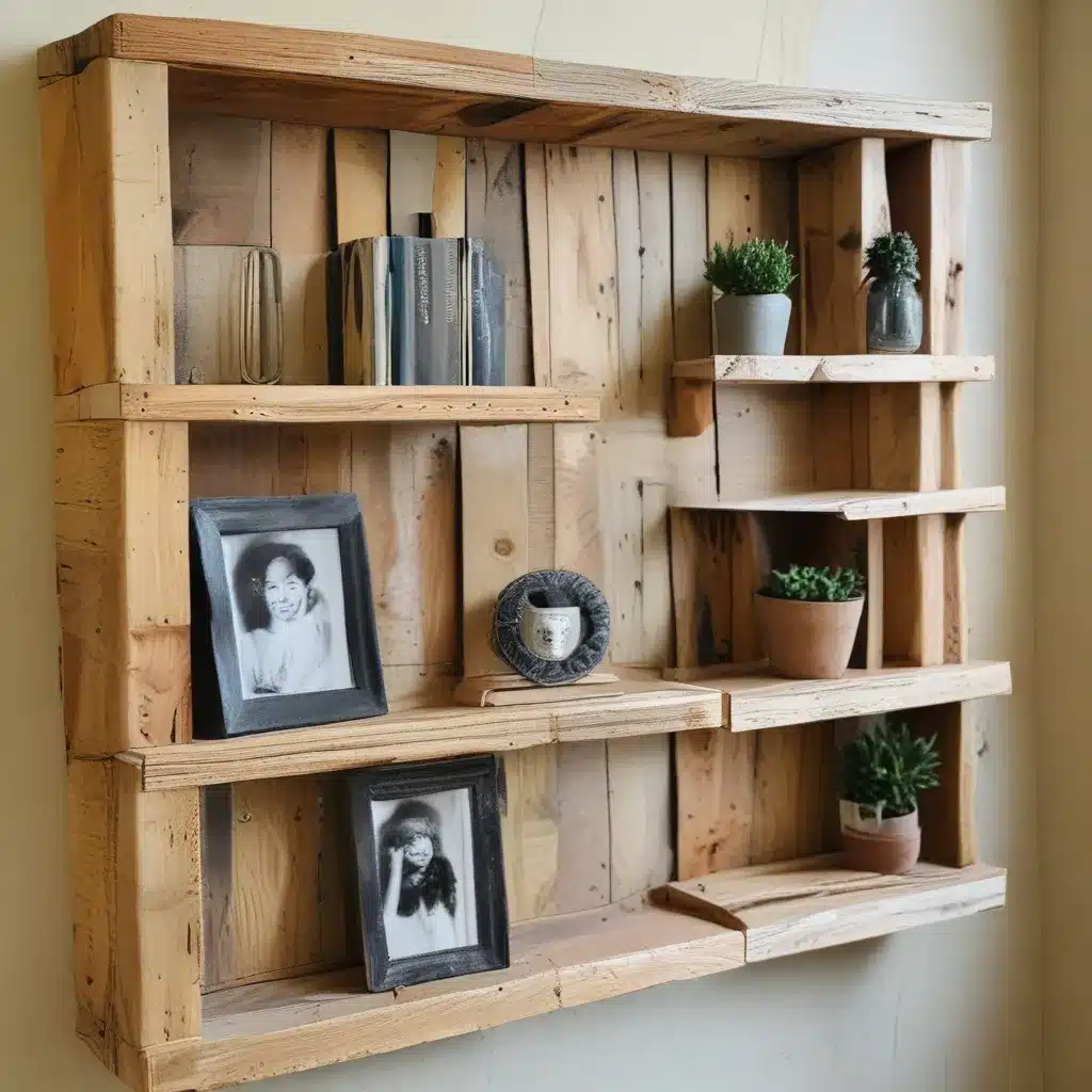 Build Your Own Pallet Wood Shelves