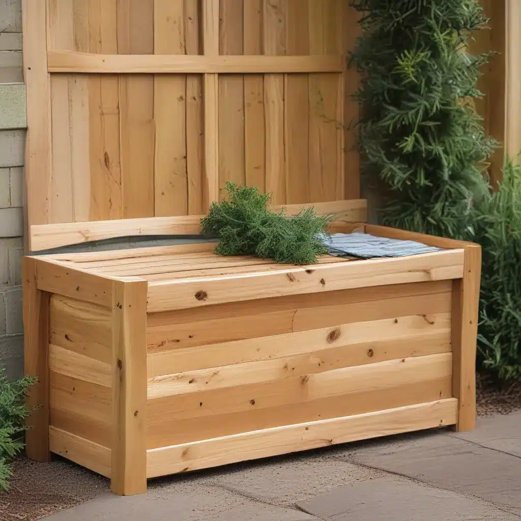 Build a Cedar Storage Bench