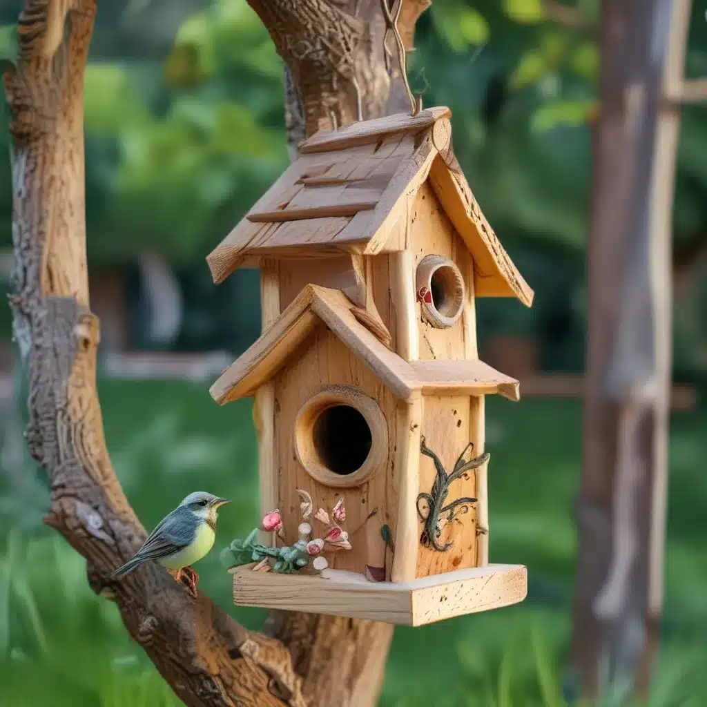 Build a Whimsical Wooden Birdhouse for Your Backyard