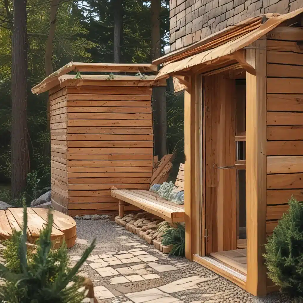 Build an Outdoor Sauna with Cedar Wood