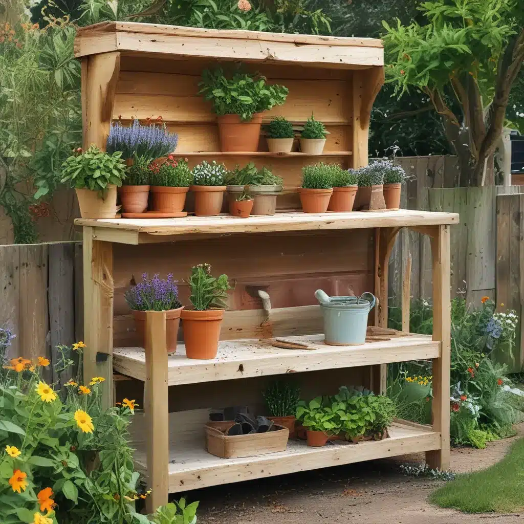 Building a Potting Bench for Gardeners