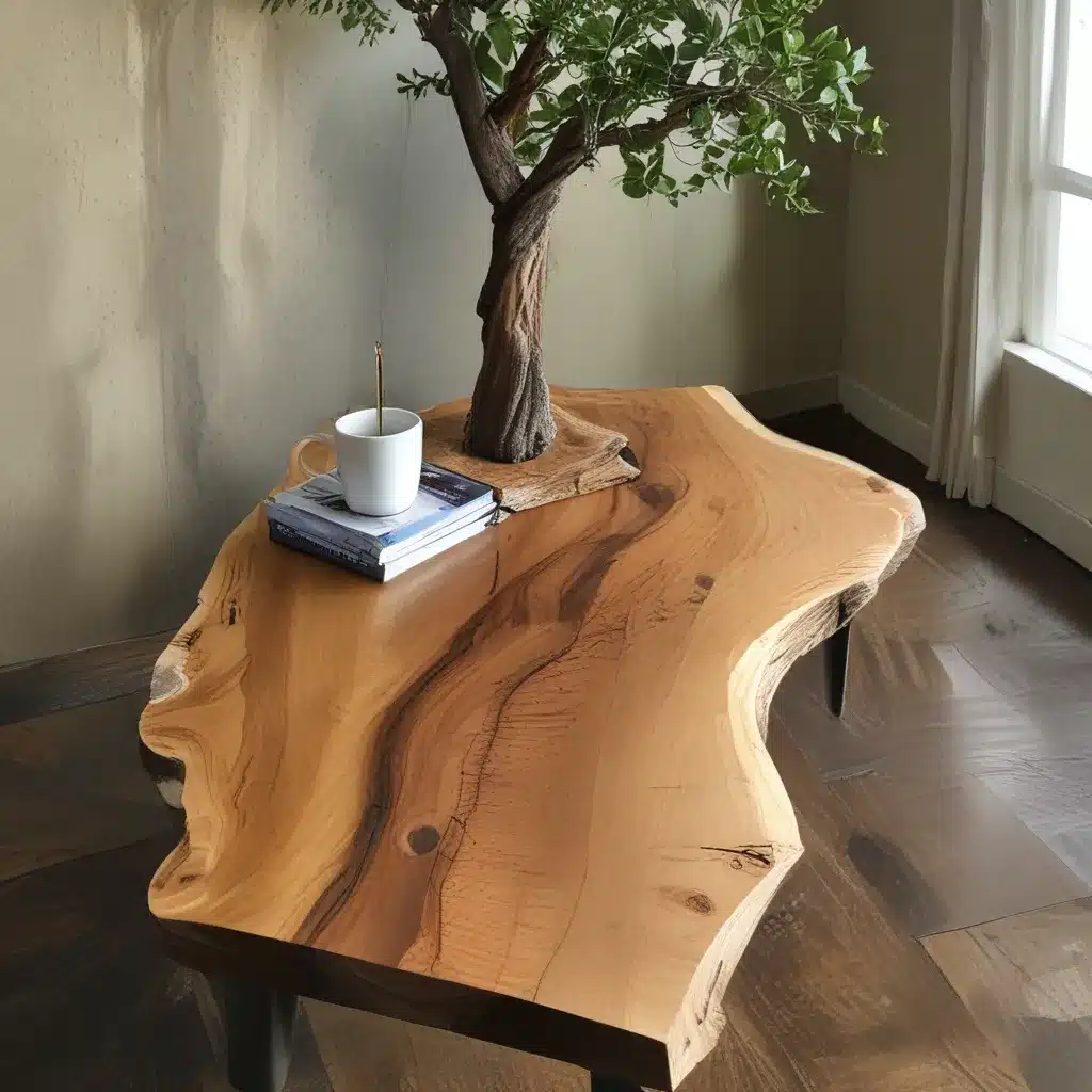 Coffee Table Conversation Starters: Live-Edge and Tree Slab