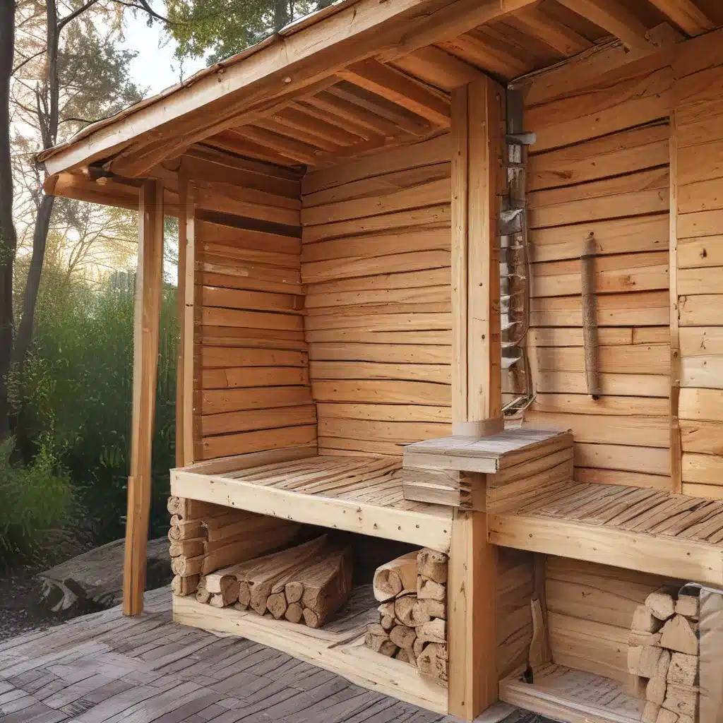 Construct an Outdoor Wooden Sauna