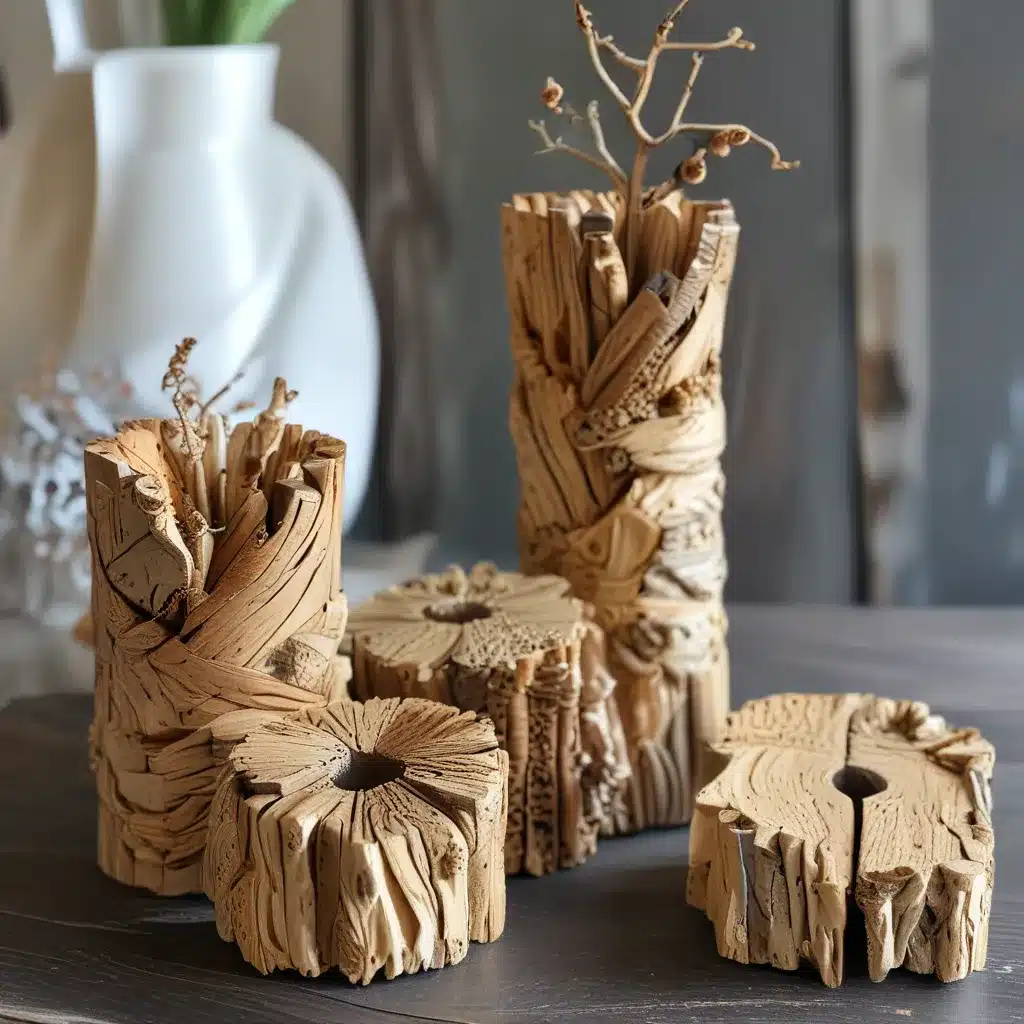 Create Tabletop Decor from Wood Scraps