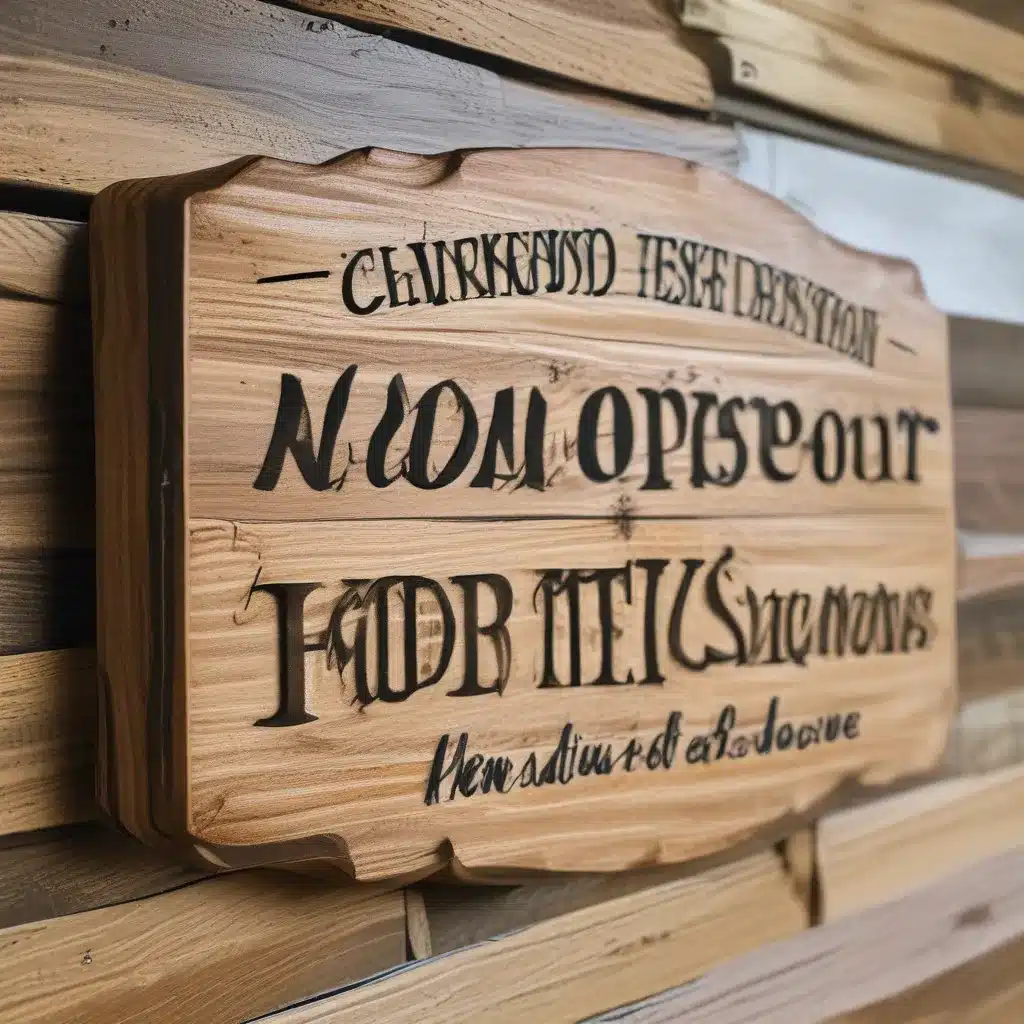 Create Unique Wooden Signs for Your Home or Business