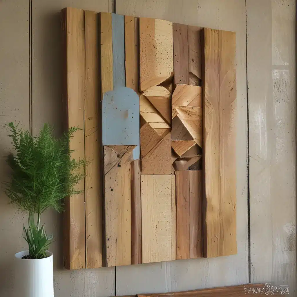 Create Wood Wall Art from Salvaged Pieces