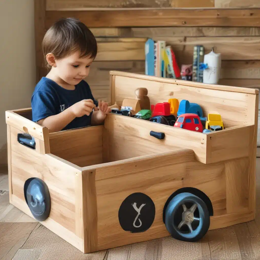 Create a Wooden Toy Box for Kids