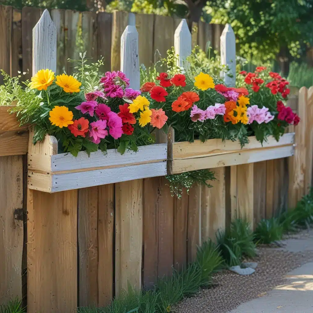 DIY Fence Planters for Flowers