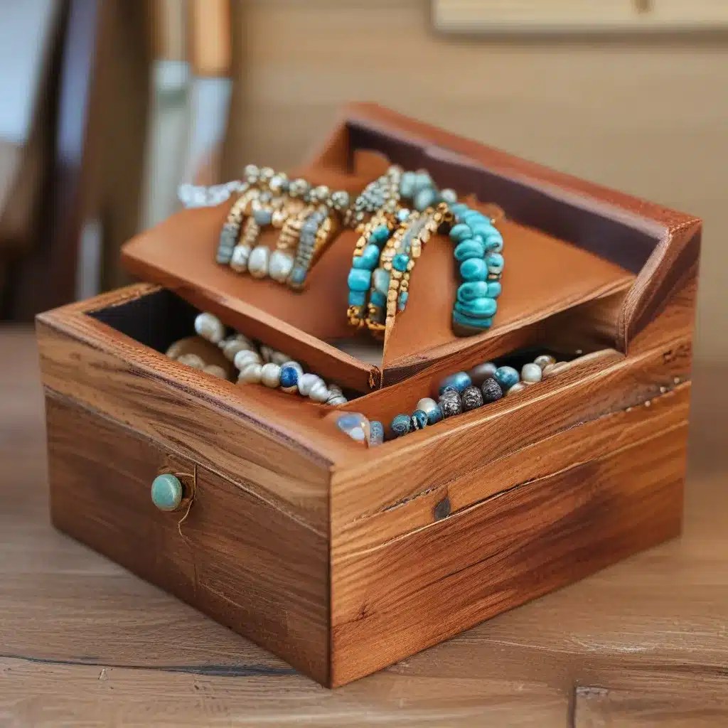 DIY Jewelry Box: Mix Wood and Leather for a Custom Look