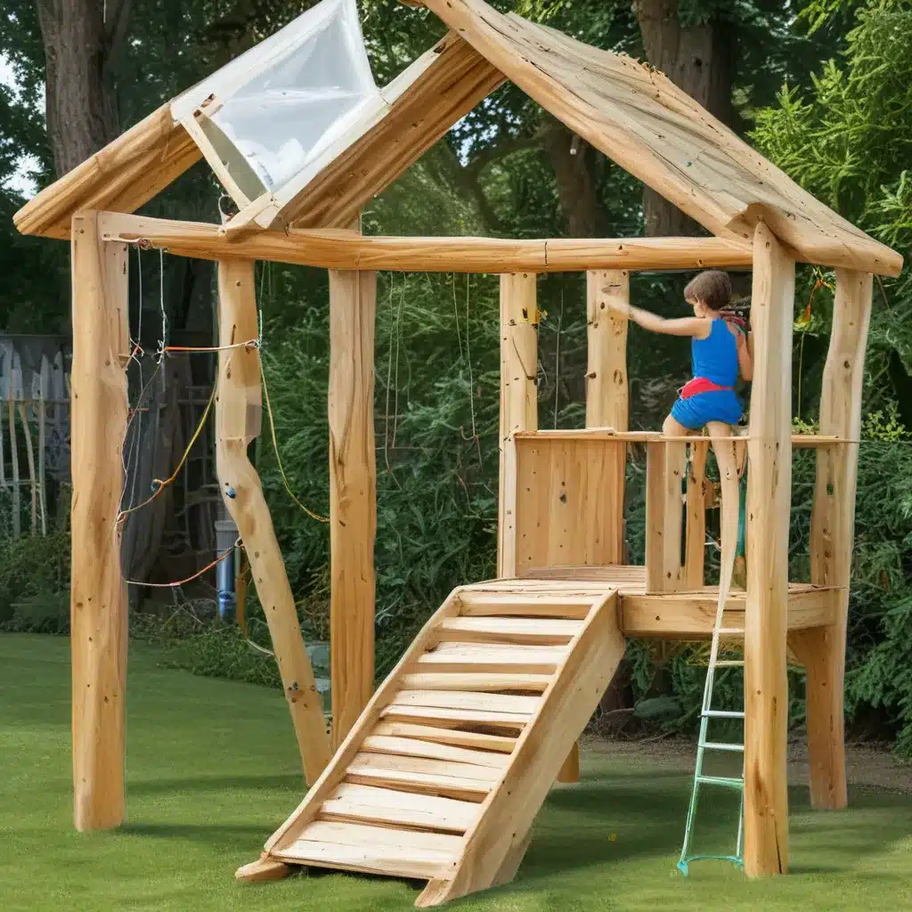 Design and Build a Climbing Structure for Kids from Wood