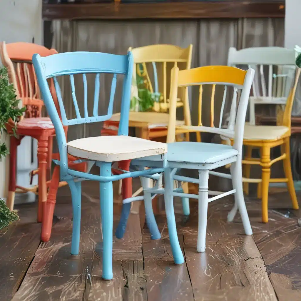Give New Life to Old Wooden Chairs with a Fresh Coat of Paint