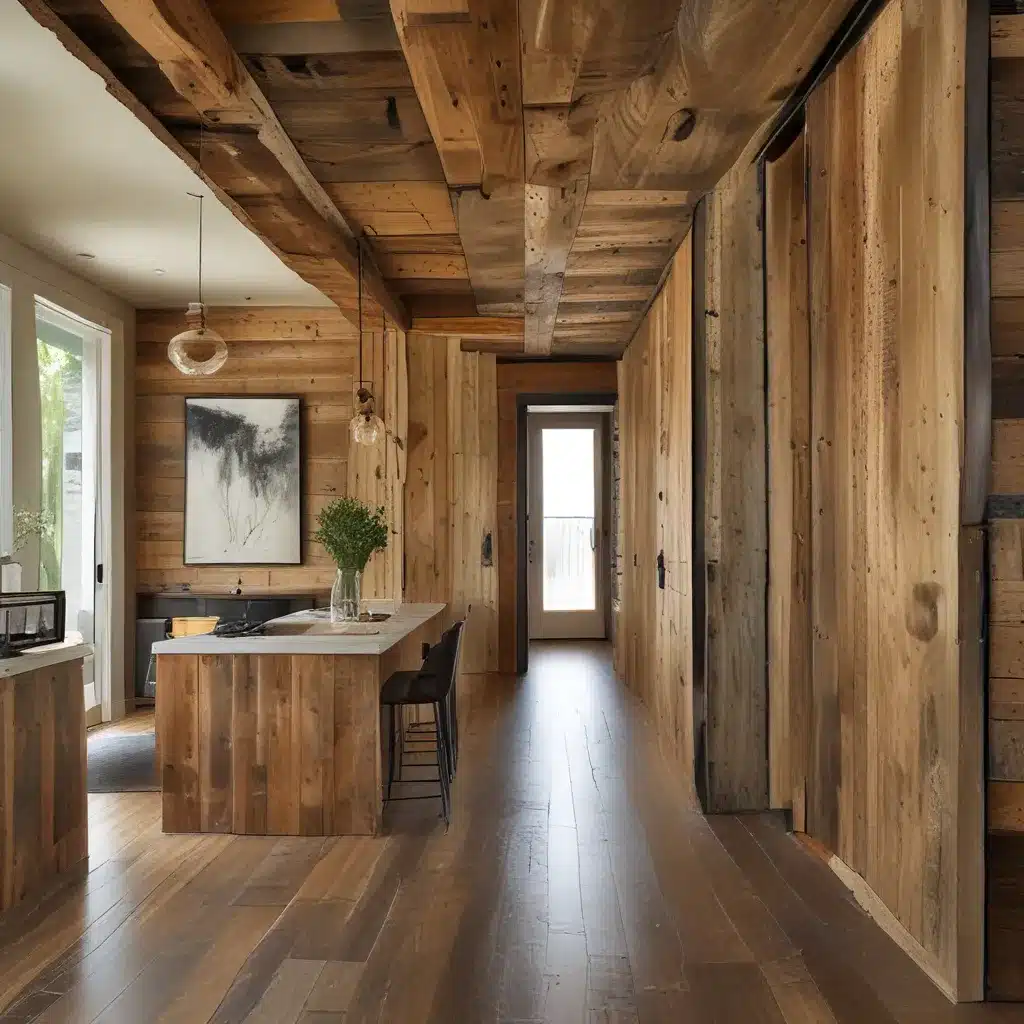 Incorporating Salvaged Wood into Modern Homes