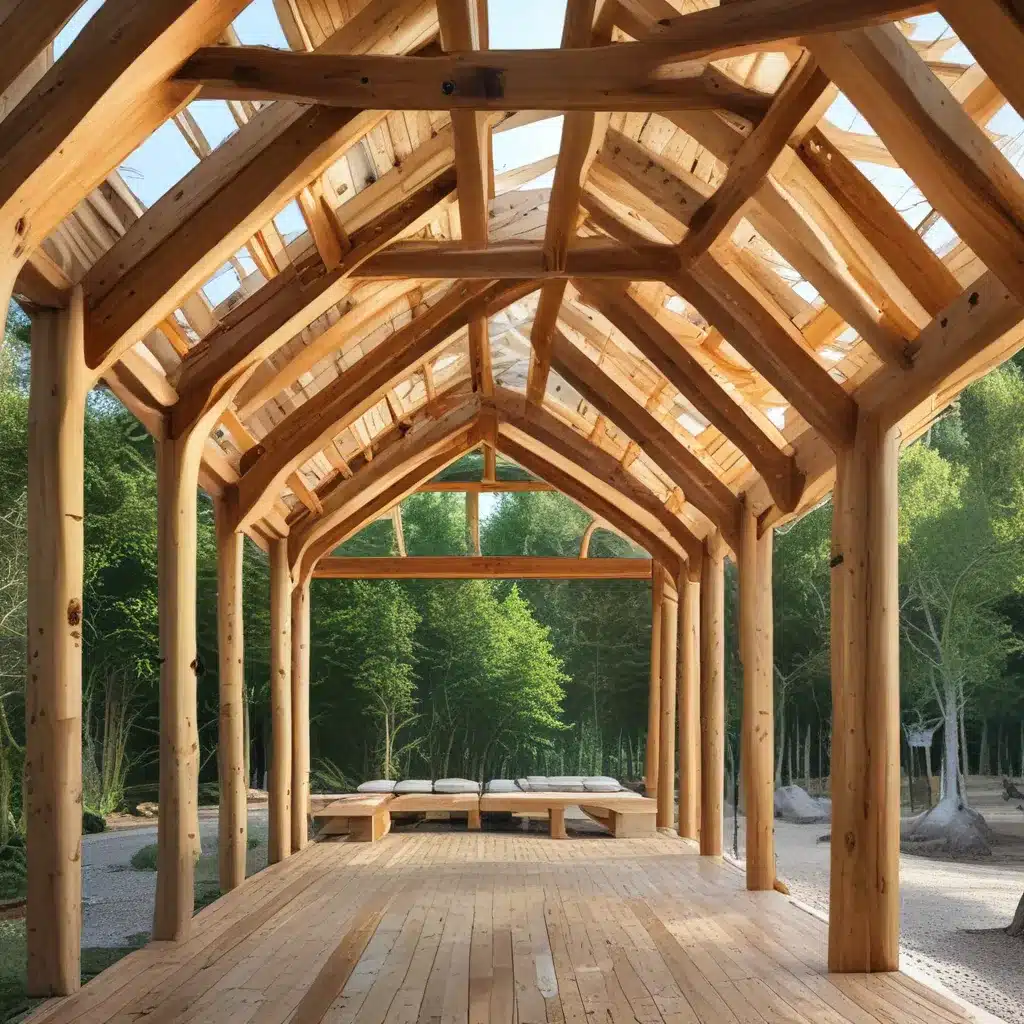 Inspiring Green Design With Open Timber Structures