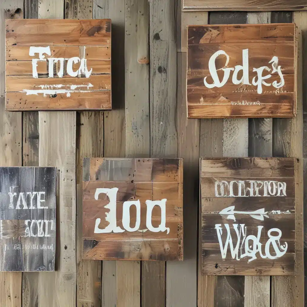 Make Rustic Signs with Reclaimed Wood