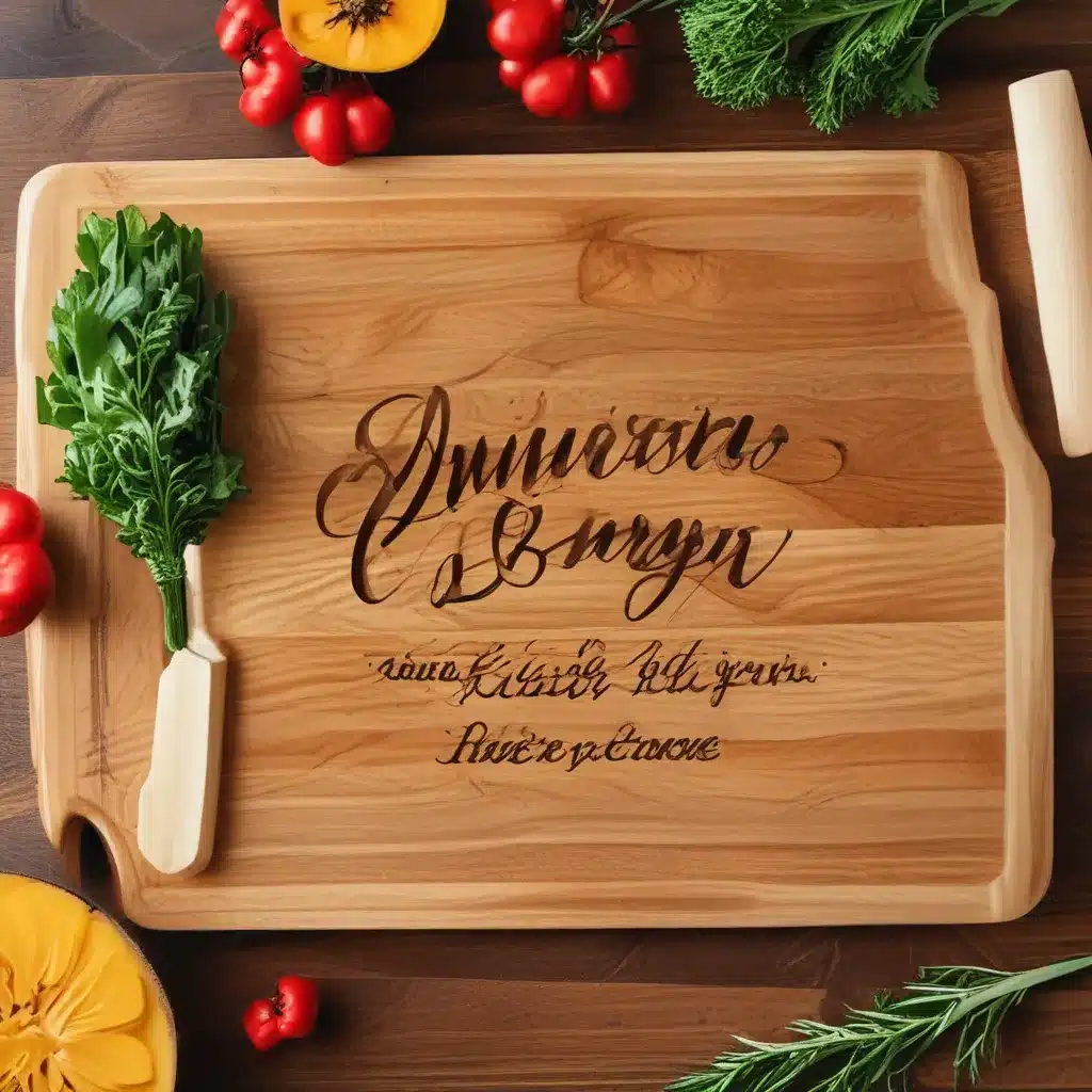 Make Your Mark With Personalized Cutting Boards