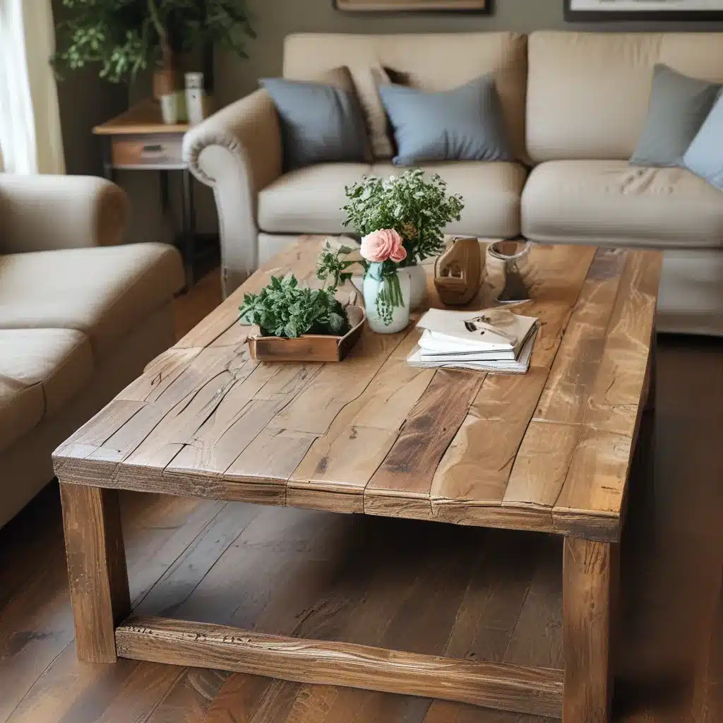 Make Your Own Rustic Coffee Table