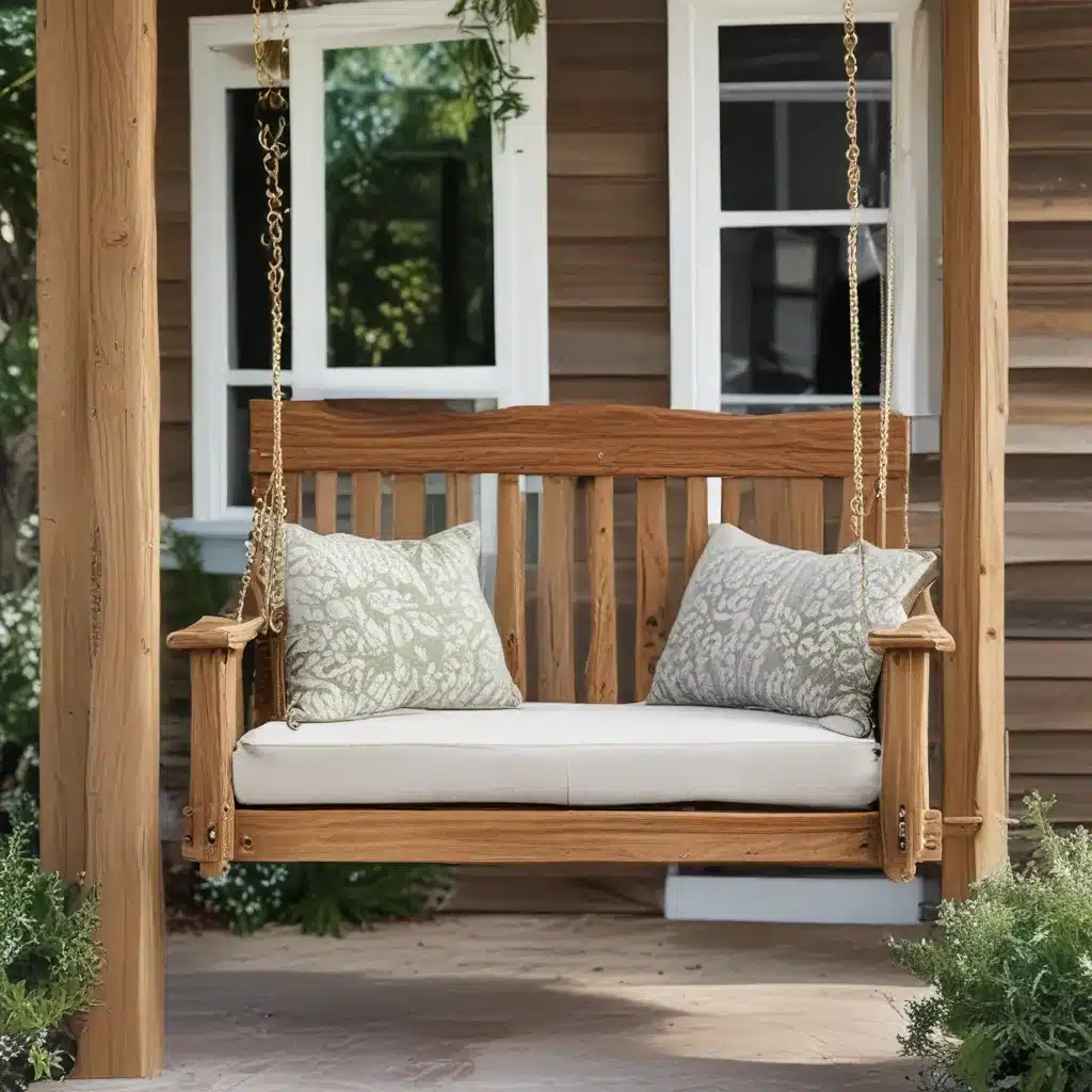 Make a Charming Wooden Porch Swing