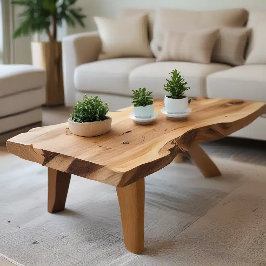 Make a Modern Live Edge Coffee Table