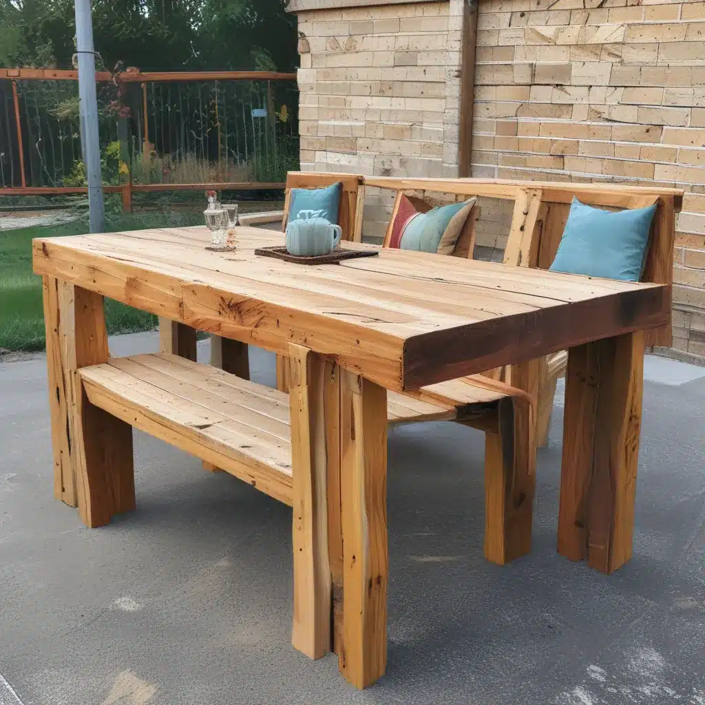 Outdoor Furniture from Scrap Wood