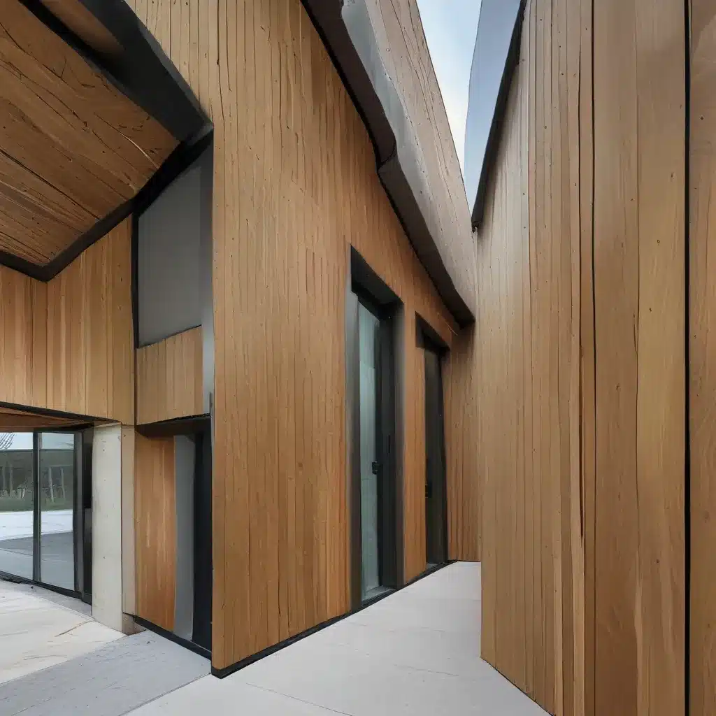 Sleek and Modern: Continuous Wood Cladding Systems