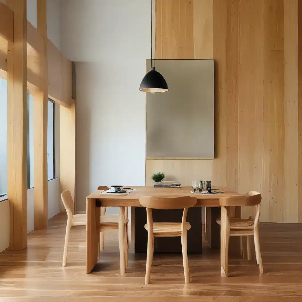 Sleek and Sustainable: Timber Furnishings