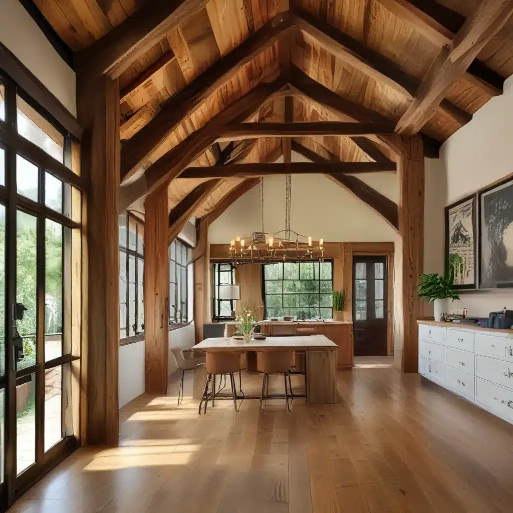 The Beauty of Exposed Wood Beams