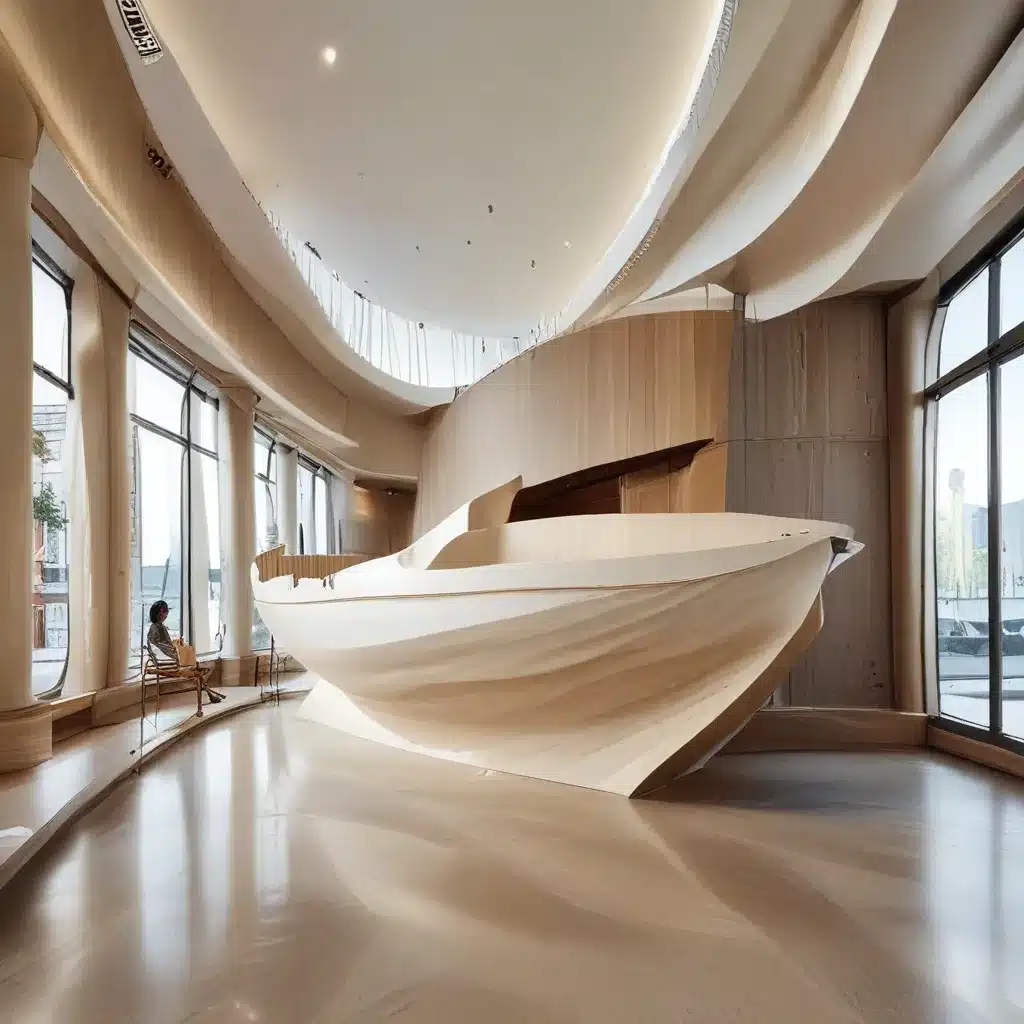 The Boat in the Building: Curved Forms and Nautical References