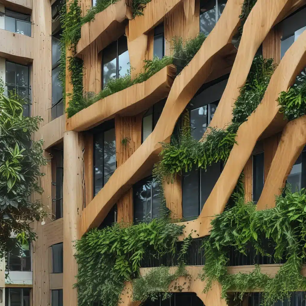 The Living Facade: Integrating Plants and Timber