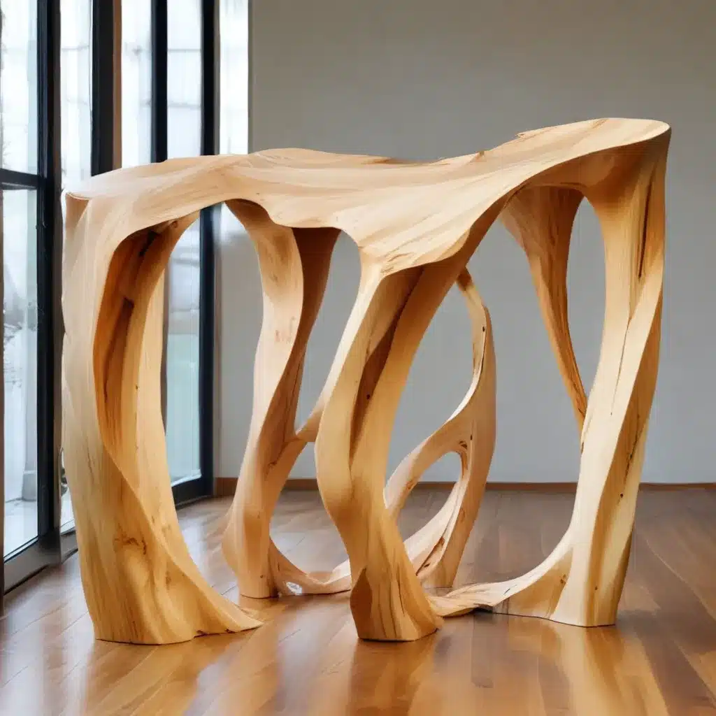 The Shape Of Wood: Organic Sculptural Timber Furnishings