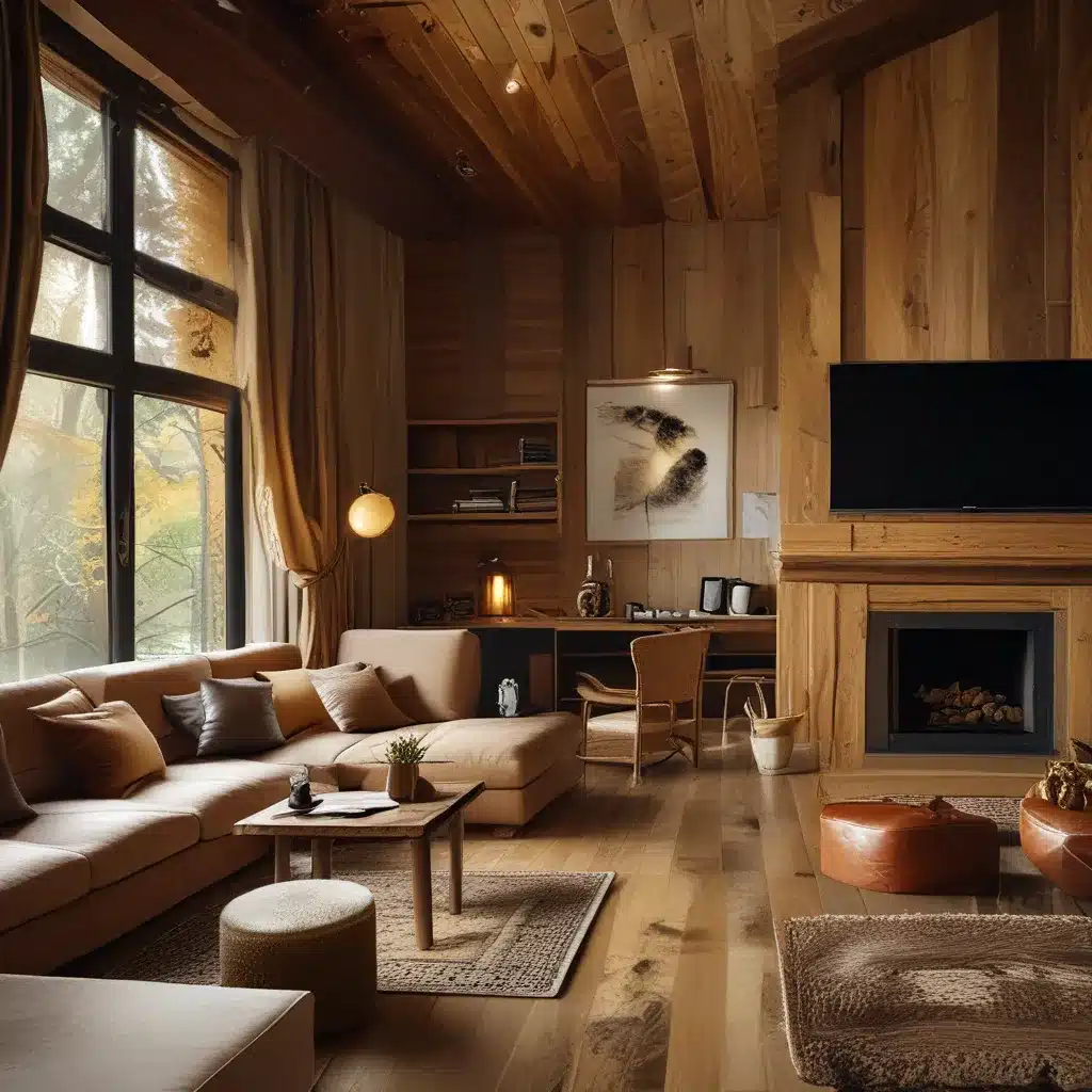 The Warmth and Comfort of Wood Interiors