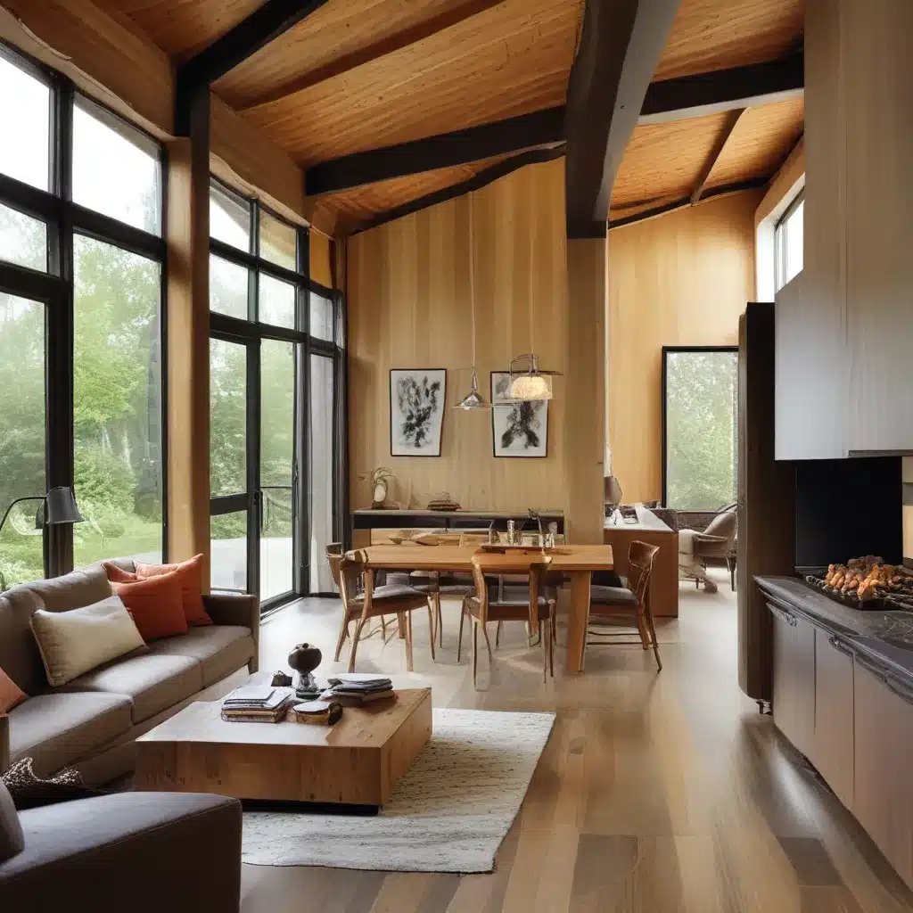 Tour a Modern Timber-Framed House