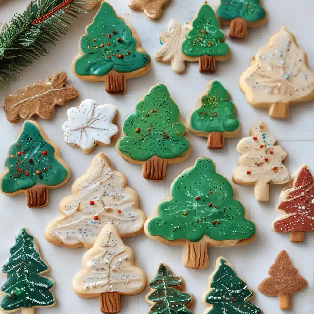 Tree Cookies into Magnets and Ornaments