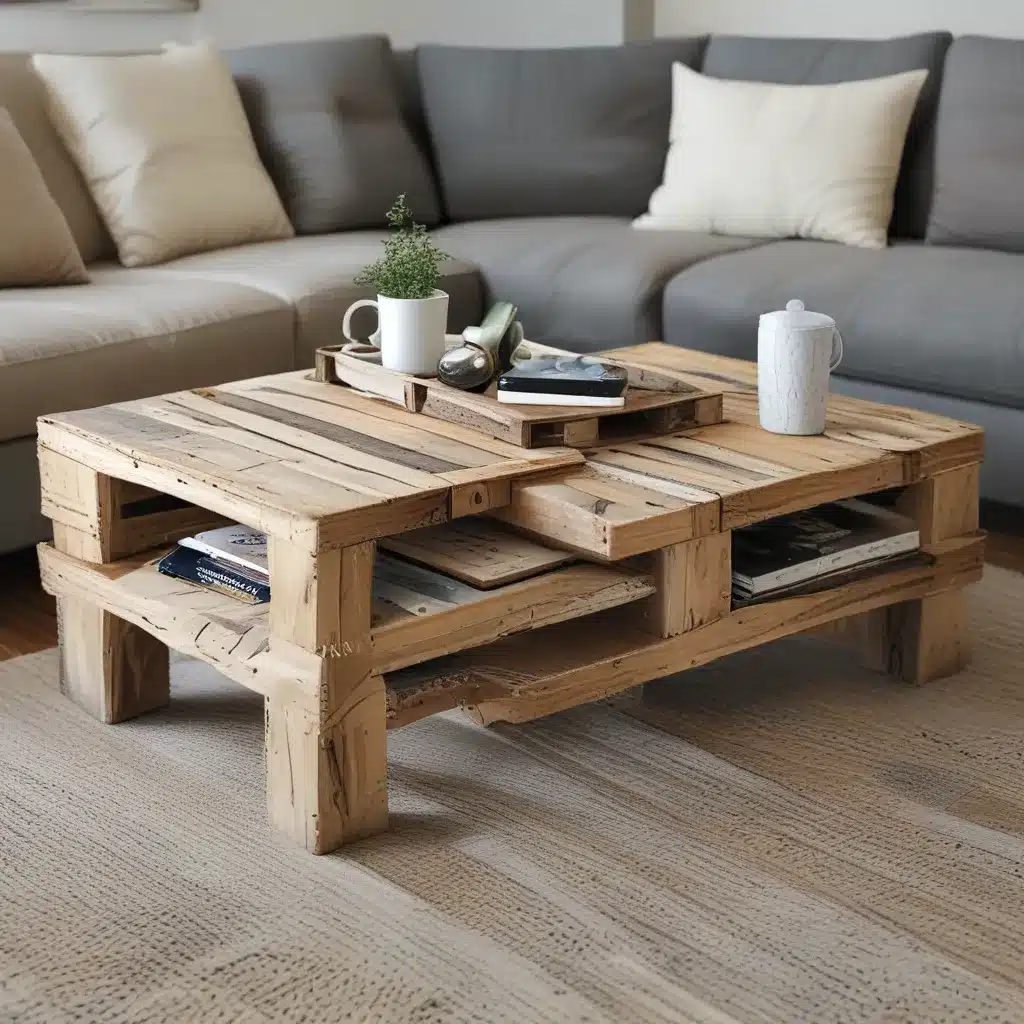 Turn Pallets into a Stylish Coffee Table