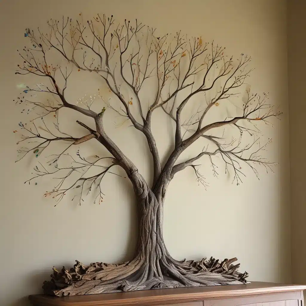 Turn Tree Branches into Wall Art