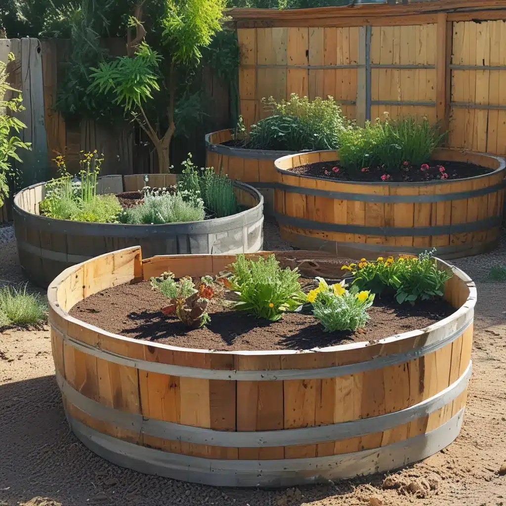 Upcycle Old Barrels into Garden Beds