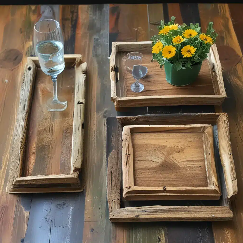 Upcycle Old Wood into Serving Trays