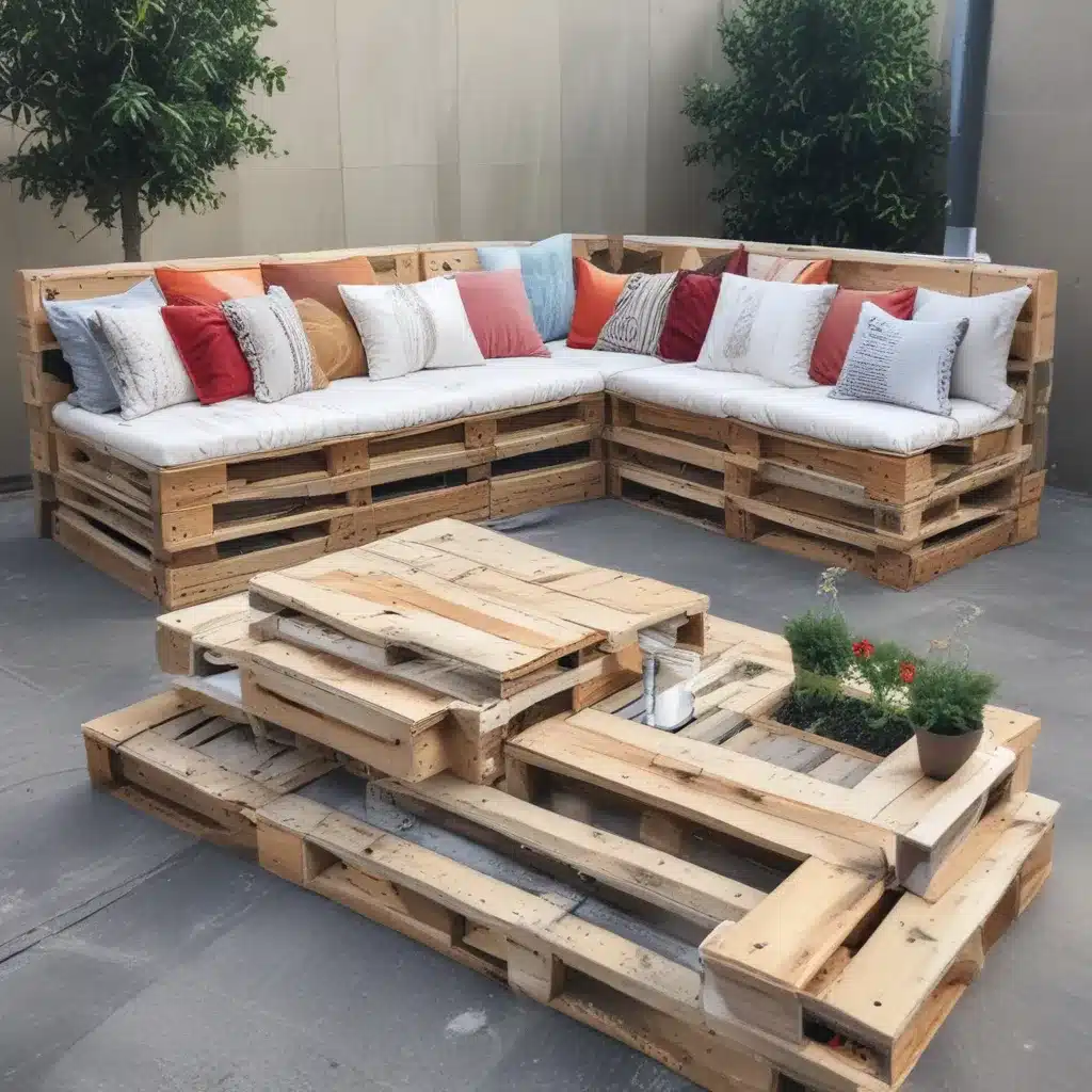 Upcycle Pallets into Outdoor Furniture